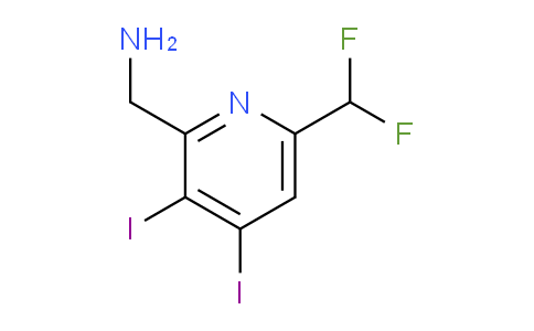 AM136432 | 1805158-68-2 | 2-(Aminomethyl)-6-(difluoromethyl)-3,4-diiodopyridine