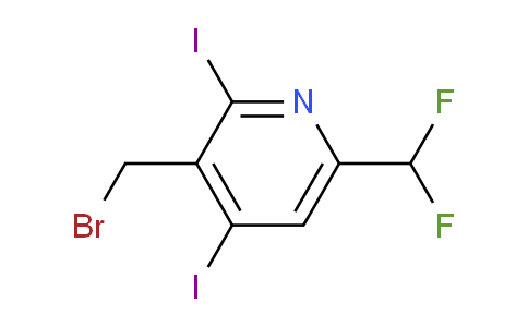 AM136442 | 1806821-78-2 | 3-(Bromomethyl)-6-(difluoromethyl)-2,4-diiodopyridine