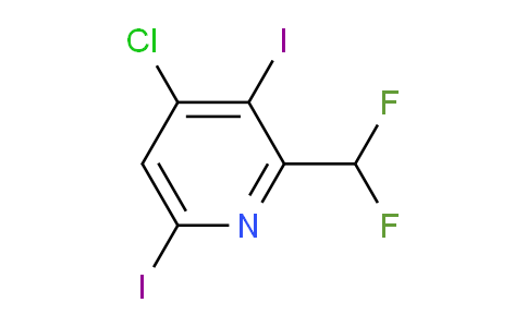 AM136444 | 1806823-75-5 | 4-Chloro-2-(difluoromethyl)-3,6-diiodopyridine