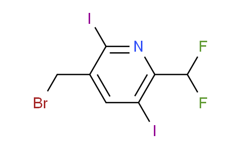 AM136445 | 1803704-63-3 | 3-(Bromomethyl)-6-(difluoromethyl)-2,5-diiodopyridine