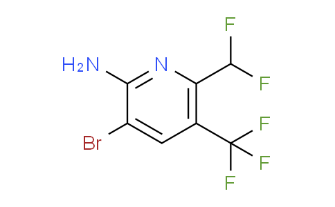 AM136450 | 1806805-94-6 | 2-Amino-3-bromo-6-(difluoromethyl)-5-(trifluoromethyl)pyridine