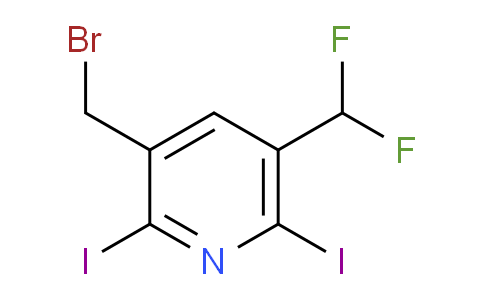 AM136455 | 1806821-96-4 | 3-(Bromomethyl)-5-(difluoromethyl)-2,6-diiodopyridine