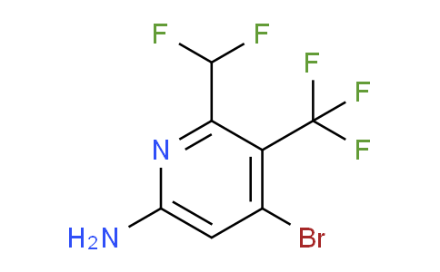 AM136456 | 1806833-01-1 | 6-Amino-4-bromo-2-(difluoromethyl)-3-(trifluoromethyl)pyridine