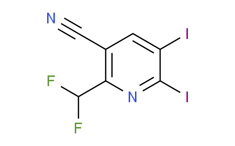 AM136457 | 1806031-71-9 | 5-Cyano-6-(difluoromethyl)-2,3-diiodopyridine