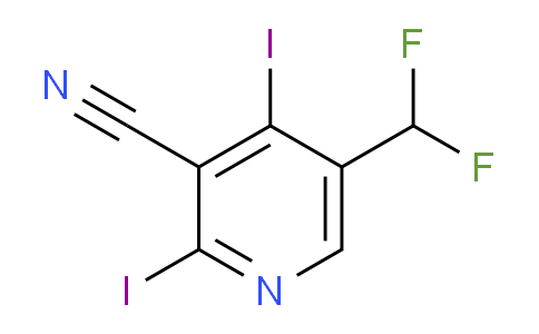AM136459 | 1805010-05-2 | 3-Cyano-5-(difluoromethyl)-2,4-diiodopyridine