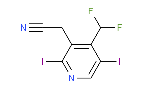 AM136461 | 1806032-61-0 | 4-(Difluoromethyl)-2,5-diiodopyridine-3-acetonitrile