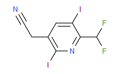 AM136463 | 1803704-85-9 | 2-(Difluoromethyl)-3,6-diiodopyridine-5-acetonitrile