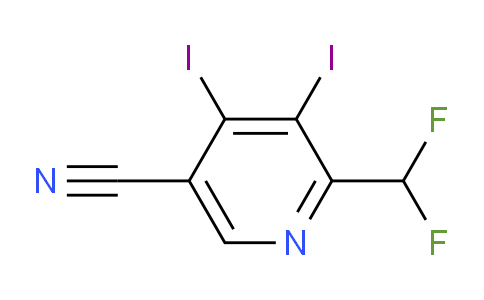 AM136474 | 1803709-76-3 | 5-Cyano-2-(difluoromethyl)-3,4-diiodopyridine
