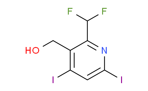 2-(Difluoromethyl)-4,6-diiodopyridine-3-methanol