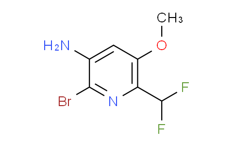 3-Amino-2-bromo-6-(difluoromethyl)-5-methoxypyridine