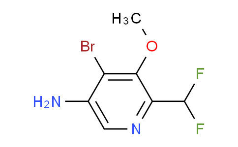 5-Amino-4-bromo-2-(difluoromethyl)-3-methoxypyridine