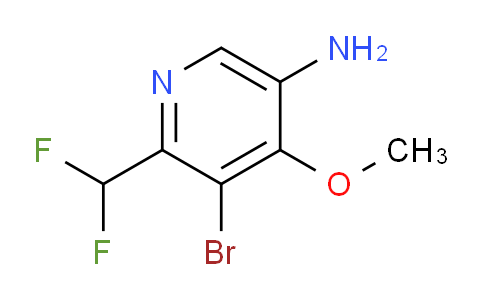 5-Amino-3-bromo-2-(difluoromethyl)-4-methoxypyridine