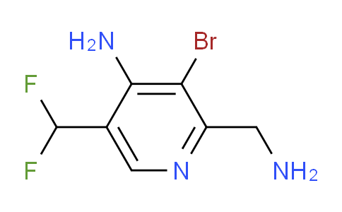 4-Amino-2-(aminomethyl)-3-bromo-5-(difluoromethyl)pyridine
