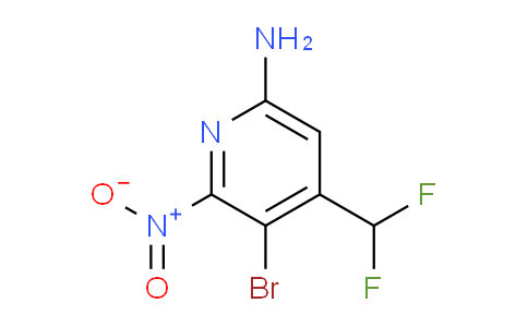 6-Amino-3-bromo-4-(difluoromethyl)-2-nitropyridine