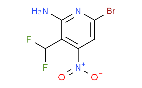 2-Amino-6-bromo-3-(difluoromethyl)-4-nitropyridine