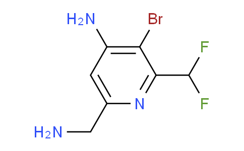 4-Amino-6-(aminomethyl)-3-bromo-2-(difluoromethyl)pyridine