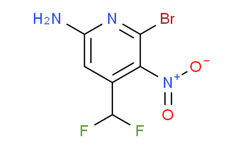 6-Amino-2-bromo-4-(difluoromethyl)-3-nitropyridine