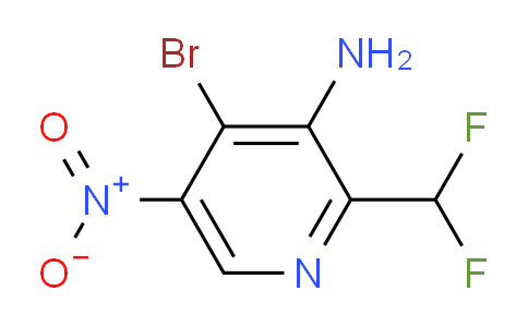 AM136507 | 1806844-58-5 | 3-Amino-4-bromo-2-(difluoromethyl)-5-nitropyridine