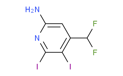 6-Amino-4-(difluoromethyl)-2,3-diiodopyridine