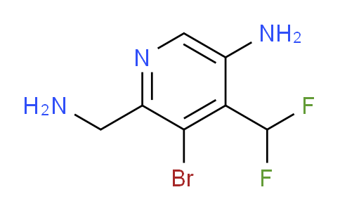 5-Amino-2-(aminomethyl)-3-bromo-4-(difluoromethyl)pyridine