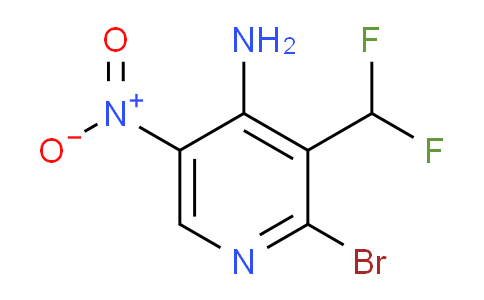 4-Amino-2-bromo-3-(difluoromethyl)-5-nitropyridine