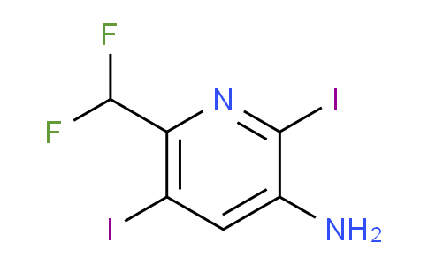 AM136519 | 1806895-71-5 | 3-Amino-6-(difluoromethyl)-2,5-diiodopyridine