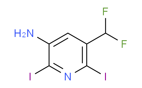 AM136523 | 1806895-76-0 | 3-Amino-5-(difluoromethyl)-2,6-diiodopyridine