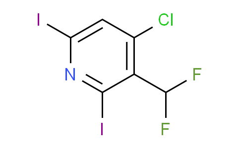 AM136524 | 1806823-82-4 | 4-Chloro-3-(difluoromethyl)-2,6-diiodopyridine