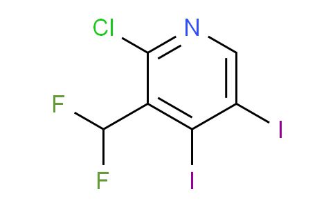 AM136525 | 1805329-84-3 | 2-Chloro-3-(difluoromethyl)-4,5-diiodopyridine