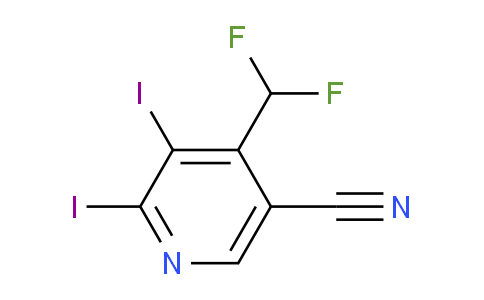 AM136530 | 1805329-92-3 | 5-Cyano-4-(difluoromethyl)-2,3-diiodopyridine