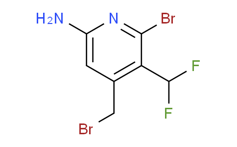 6-Amino-2-bromo-4-(bromomethyl)-3-(difluoromethyl)pyridine