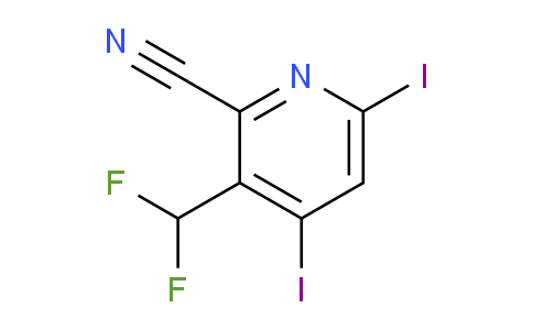 AM136539 | 1805330-11-3 | 2-Cyano-3-(difluoromethyl)-4,6-diiodopyridine