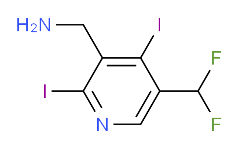 AM136540 | 1806893-57-1 | 3-(Aminomethyl)-5-(difluoromethyl)-2,4-diiodopyridine