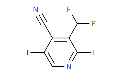AM136541 | 1806826-54-9 | 4-Cyano-3-(difluoromethyl)-2,5-diiodopyridine