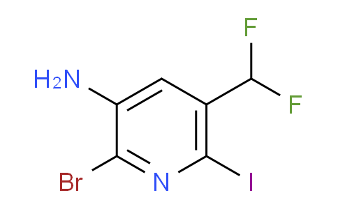 AM136553 | 1804697-01-5 | 3-Amino-2-bromo-5-(difluoromethyl)-6-iodopyridine