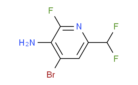 AM136561 | 1805332-23-3 | 3-Amino-4-bromo-6-(difluoromethyl)-2-fluoropyridine