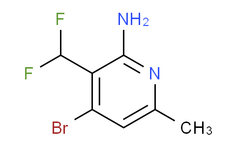 2-Amino-4-bromo-3-(difluoromethyl)-6-methylpyridine