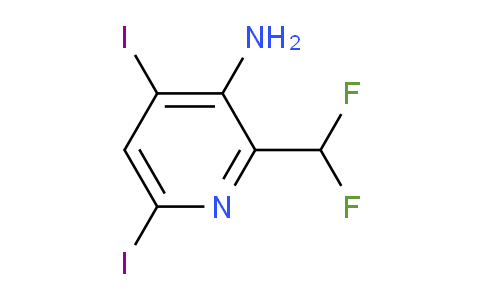 AM136579 | 1805155-34-3 | 3-Amino-2-(difluoromethyl)-4,6-diiodopyridine