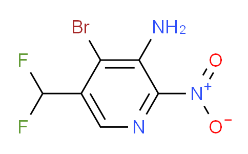 AM136588 | 1804448-60-9 | 3-Amino-4-bromo-5-(difluoromethyl)-2-nitropyridine
