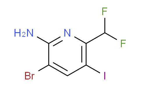 AM136591 | 1805287-30-2 | 2-Amino-3-bromo-6-(difluoromethyl)-5-iodopyridine