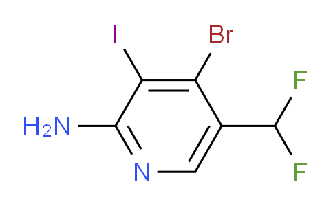 AM136592 | 1805086-48-9 | 2-Amino-4-bromo-5-(difluoromethyl)-3-iodopyridine