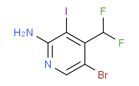 AM136596 | 1805287-35-7 | 2-Amino-5-bromo-4-(difluoromethyl)-3-iodopyridine