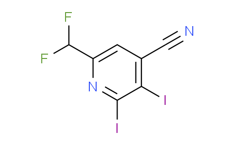 AM136610 | 1805155-92-3 | 4-Cyano-6-(difluoromethyl)-2,3-diiodopyridine