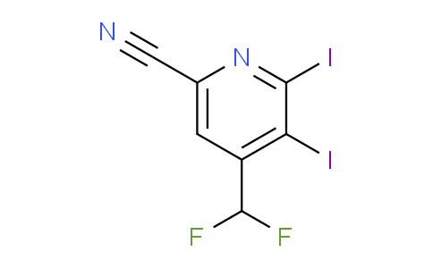 AM136612 | 1806826-42-5 | 6-Cyano-4-(difluoromethyl)-2,3-diiodopyridine