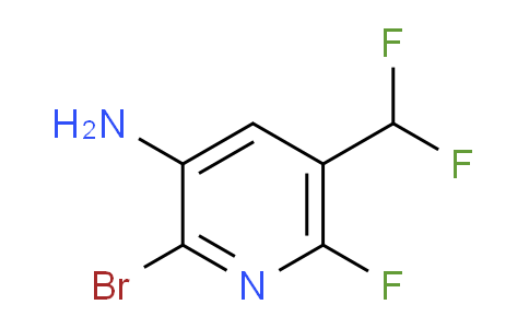 AM136617 | 1805257-61-7 | 3-Amino-2-bromo-5-(difluoromethyl)-6-fluoropyridine