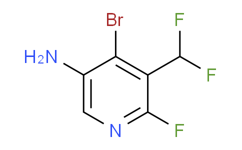 5-Amino-4-bromo-3-(difluoromethyl)-2-fluoropyridine