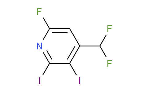 AM136630 | 1805156-52-8 | 4-(Difluoromethyl)-2,3-diiodo-6-fluoropyridine