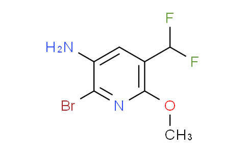 AM136633 | 1804697-30-0 | 3-Amino-2-bromo-5-(difluoromethyl)-6-methoxypyridine