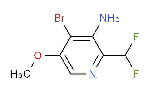 AM136635 | 1806801-88-6 | 3-Amino-4-bromo-2-(difluoromethyl)-5-methoxypyridine