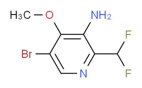 3-Amino-5-bromo-2-(difluoromethyl)-4-methoxypyridine